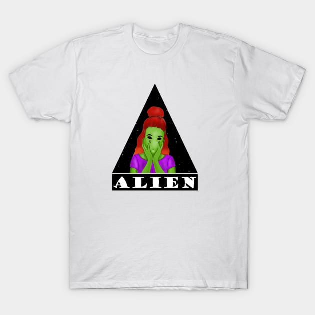 Alien T-Shirt by fridagrisafi